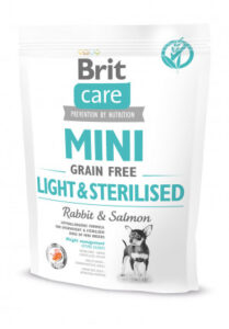 Brit Care Mini Light&Sterilised sausas pašaras mažų veislių šunims 400 g