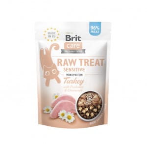 Brit Care Cat Raw skanėstas katėms Sensitive 40g