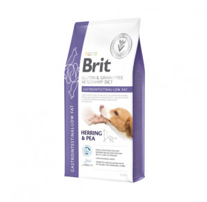 Brit GF Veterinary Diets Dog Gastrointestinal - Low Fat sausas pašaras šunims 12kg (galiojimas iki 2026.07.04)