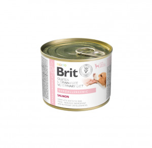 Brit GF Veterinary Diets konservuotas pašaras šunims Hypoallergenic 200 g