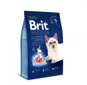 Brit Premium by Nature Cat Sterilized Lamb sausas pašaras katėms 8 kg