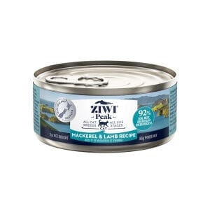 Ziwi Peak Mackerel&Lamb konservuotas pašaras katėms su skumbre ir ėriena 85 g