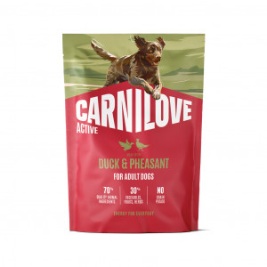 CARNILOVE ACTIVE Dog Duck & Pheasant sausas pašaras šunims 1