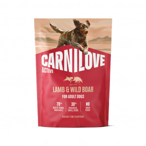 CARNILOVE ACTIVE Dog Lamb & Wild Boar sausas pašaras šunims 1