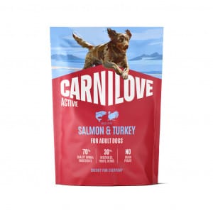 CARNILOVE ACTIVE Dog Salmon & Turkey sausas pašaras šunims 1