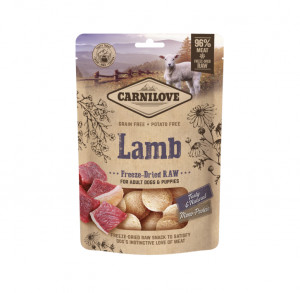 Carnilove Dog skanėstas šunims Freeze-dried Raw Lamb 60 g