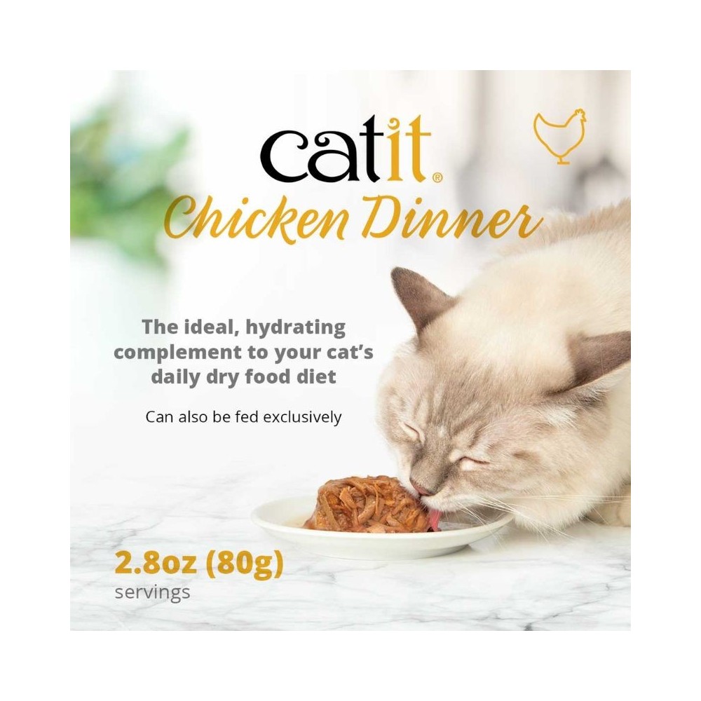 Catit Chicken Dinner konservai katėms su jautiena ir moliūgais, 80 g - Image 6