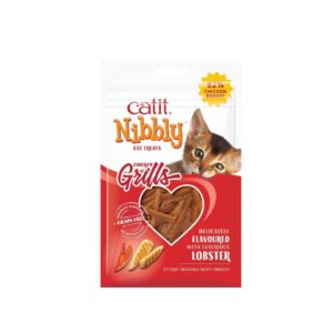 Catit Nibbly Grills skanėstas katėms su vištiena ir omarais