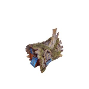 Dekoracija akvariumui Rąstas-namelis