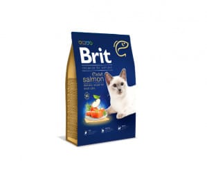 Brit Premium by Nature Cat Adult Salmon sausas pašaras katėms 1