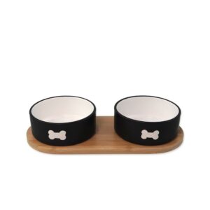 Dubenėliai su bambukiniu padėklu