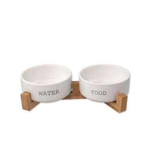 Dubenėliai su bambukiniu stovu