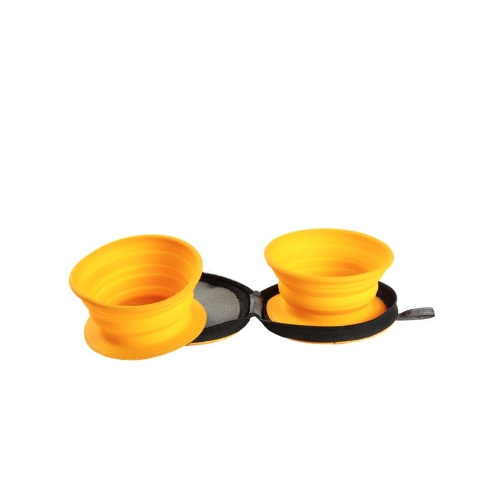 Dvigubas kelioninis dubenėlis, žalias, 700 ml - Image 4