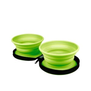 Dvigubas kelioninis dubenėlis