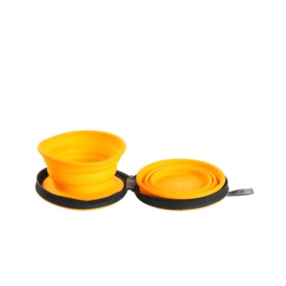 Dvigubas kelioninis dubenėlis, žalias, 700 ml - Image 5