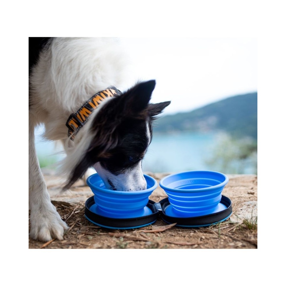 Dvigubas kelioninis dubenėlis, žalias, 700 ml - Image 8