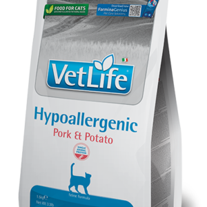 FARMINA VET LIFE - CAT Dry HYPOALLERGENIC Pork&Potato ADULT 400 g