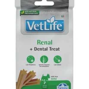 FARMINA  VET LIFE - DOG TREAT - RENAL ADULT MINI 60 g
