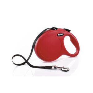 Flexi New Classic M automatinis pavadys raudonas