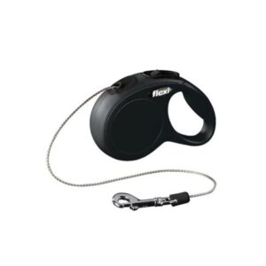 Flexi New Classic XS automatinis pavadys juodas