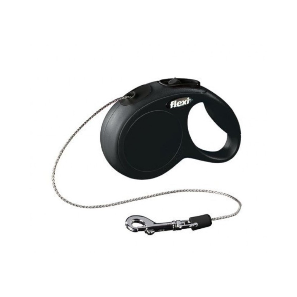 Flexi New Classic XS automatinis pavadys juodas