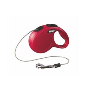Flexi New Classic XS automatinis pavadys raudonas
