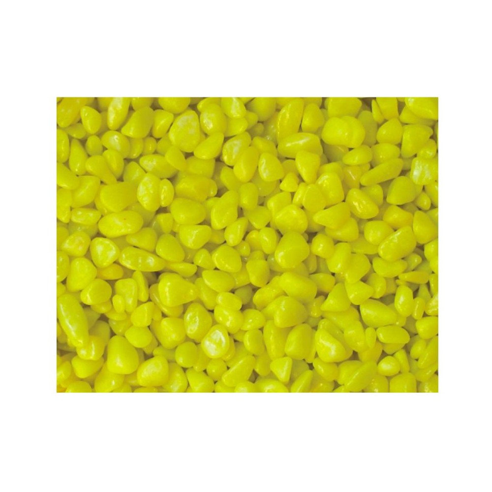 Gruntas akvariumui geltonas 3-5 mm