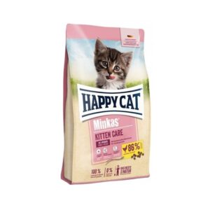 Happy Cat Minkas Kitten Care Geflugel visavertis pašaras jauniems kačiukams 10 kg