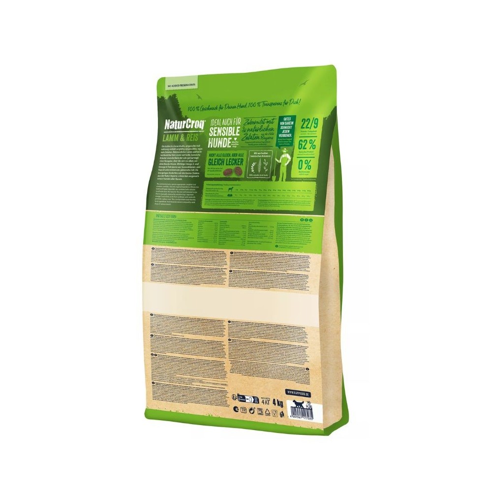 Happy Dog NaturCroq Lamm&Reis maistas suaugusiems šunims su ėriena ir ryžiais, 15 kg - Image 4