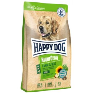 Happy Dog NaturCroq Lamm&Reis visavertis pašaras suaugusiems šunims su ėriena ir ryžiais