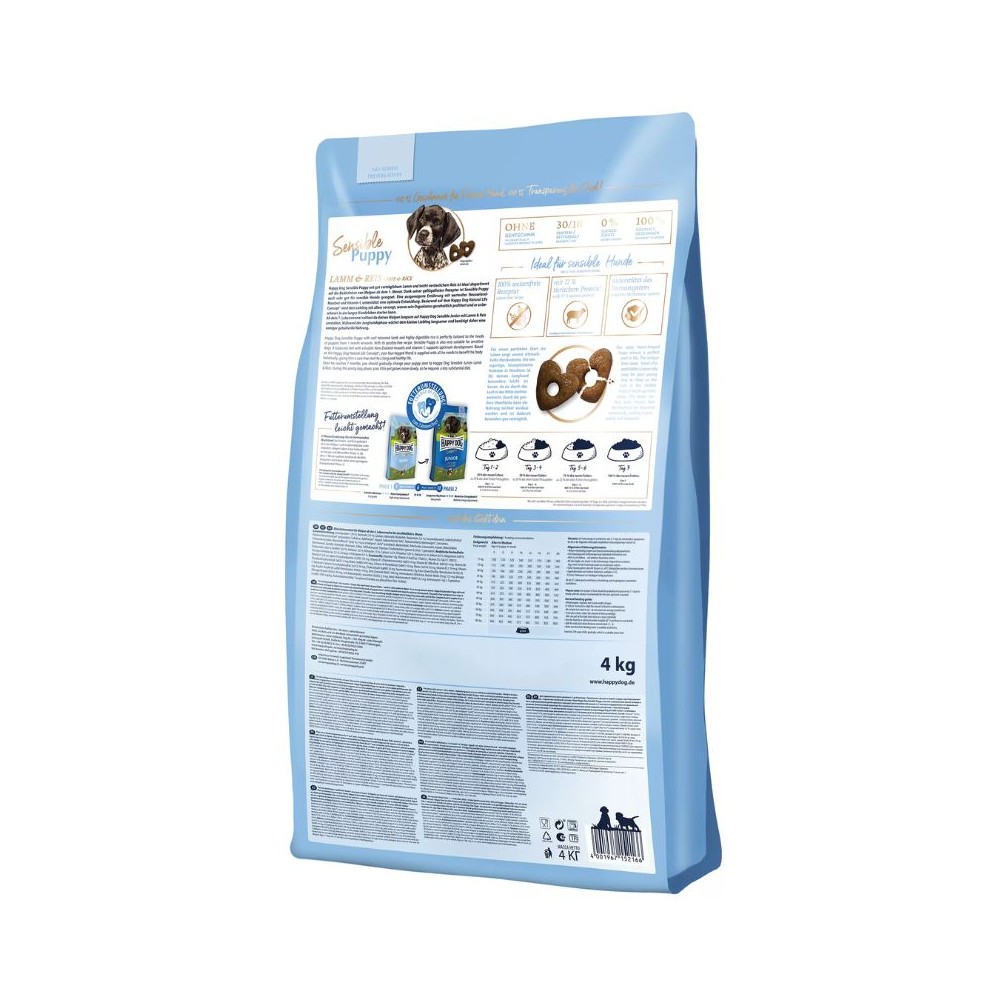 Happy Dog Puppy Lamb&Rice pašaras su ėriena ir ryžiais jauniems šuniukams nuo 1 mėn. iki 6 mėn., 1 kg - Image 6
