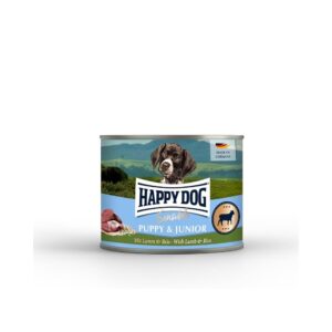 Happy Dog Sensible Puppy Lamm konservai jauniems šuniukams su ėriena