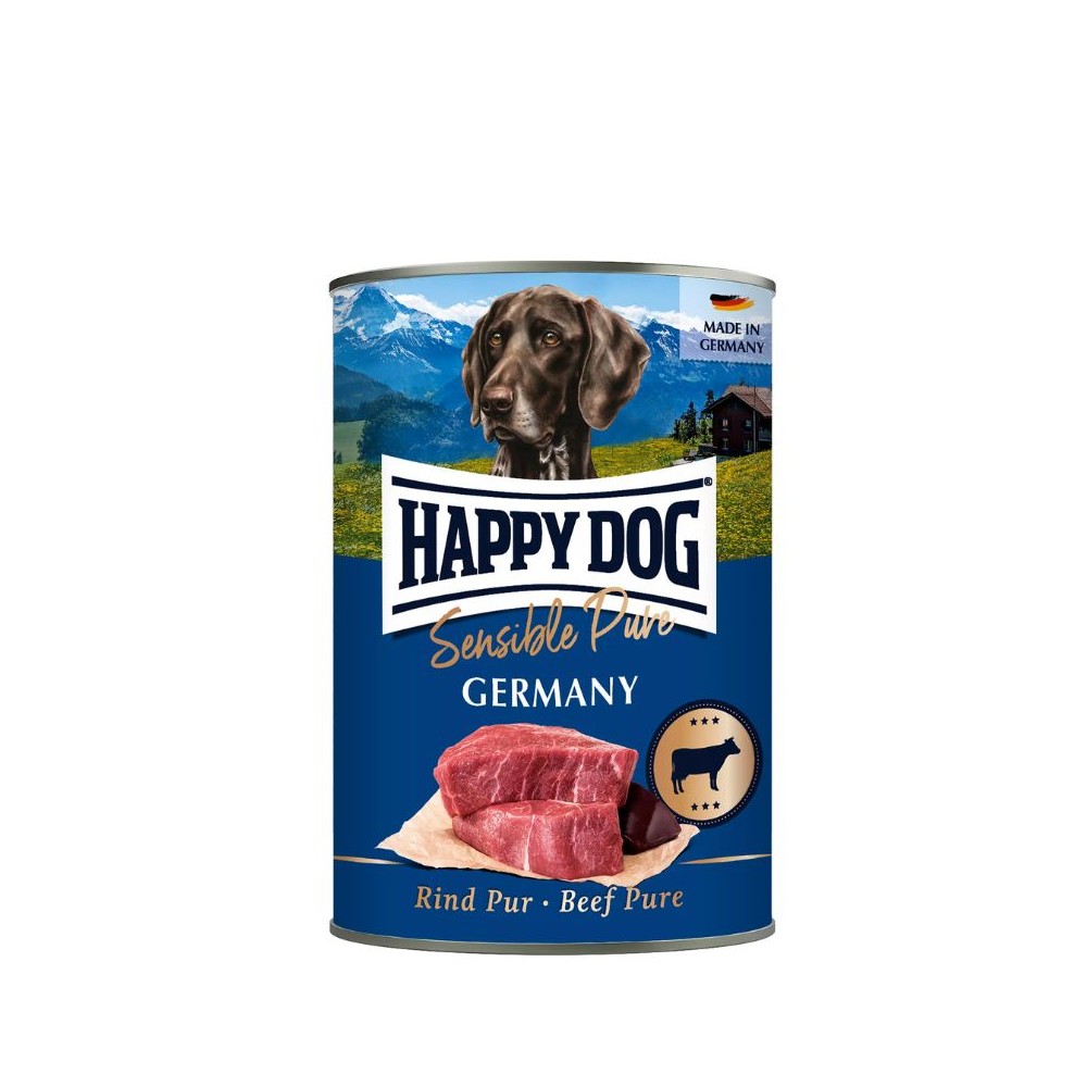 Happy Dog Sensible Pure Germany konservai šunims su jautiena