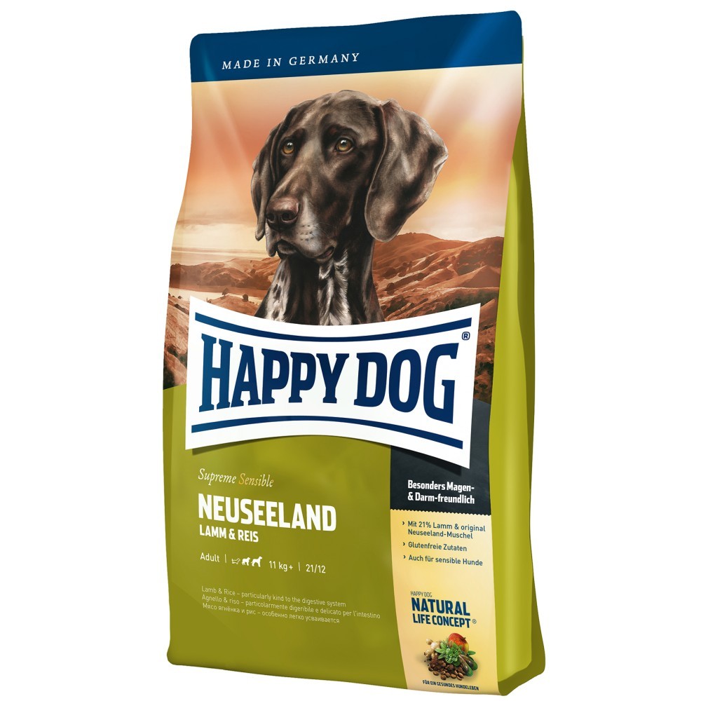 Happy Dog maistas suaugusiems šunims su ėriena ir ryžiais Neuseeland 1 kg - Image 2