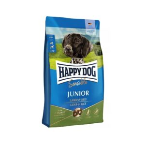 Happy Dog visavertis pašaras jauniems šunims su ėriena ir ryžiais Sensible Junior Lamb&Rice