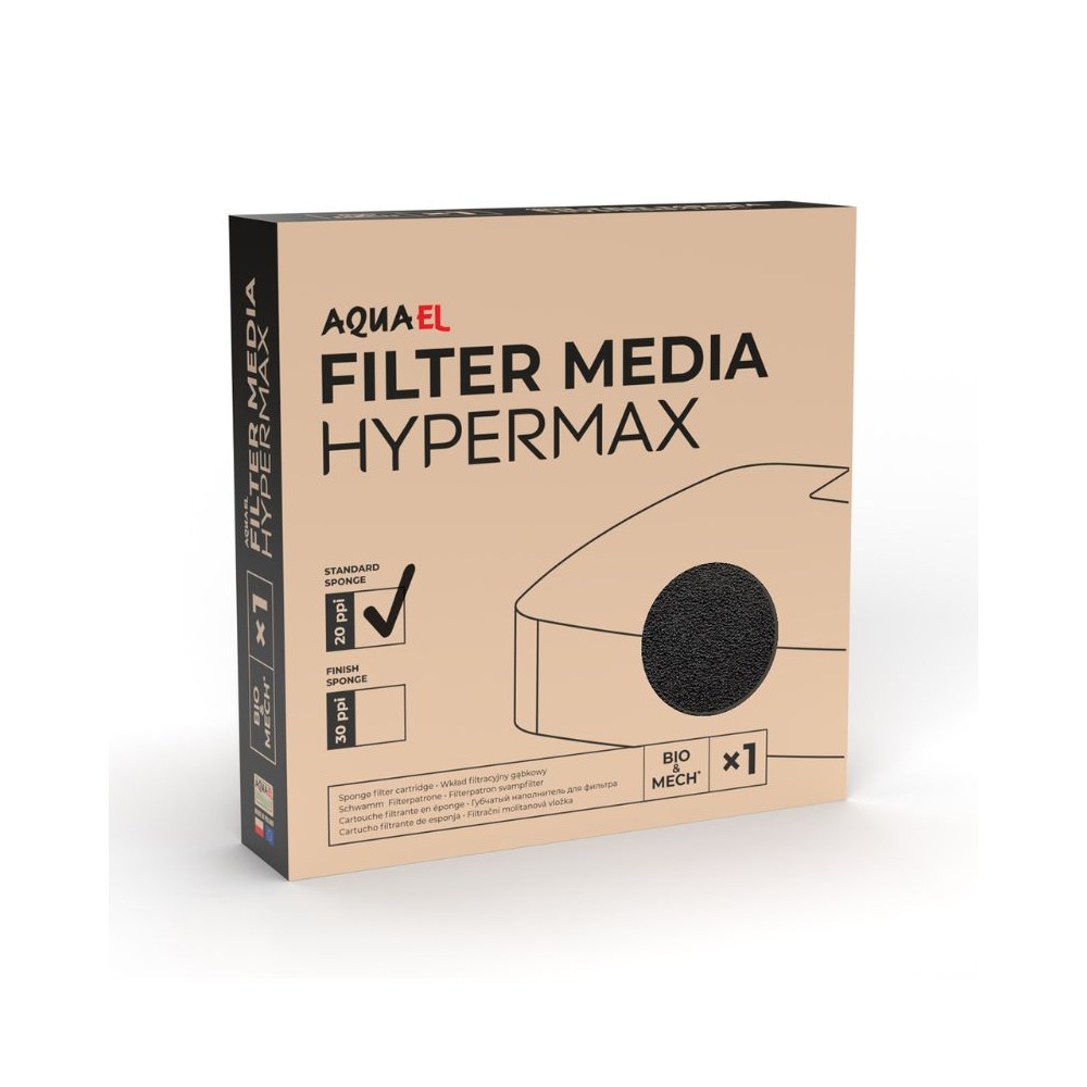 Kempinė Black PPI20 išoriniam filtrui Hypermax