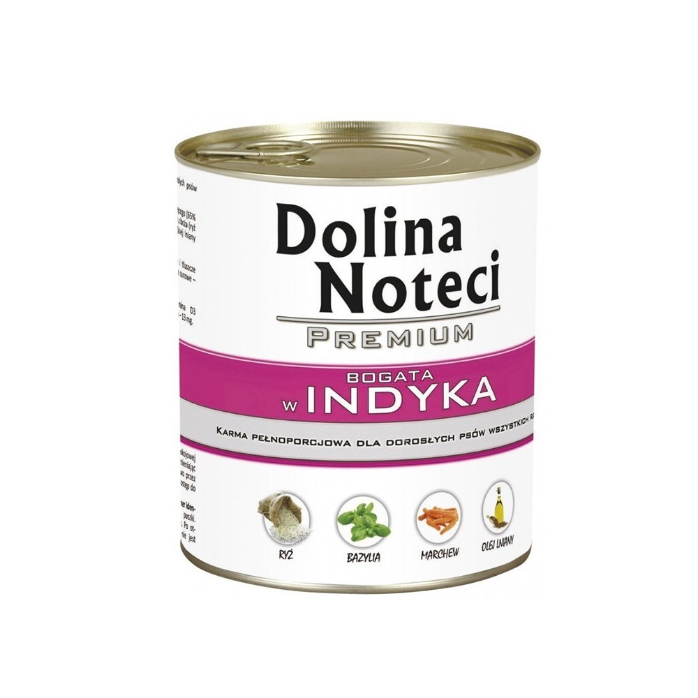 Konservai šunims su kalakutiena Dolina Noteci Premium 800 g