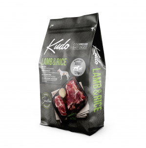 Kudo Lamb&Rice Medium Maxi Adult sausas pašaras suaugusiems šunims 12 kg