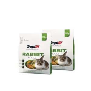Maistas triušiams Tropifit Premium Plus Rabbit Adult 2x750 g