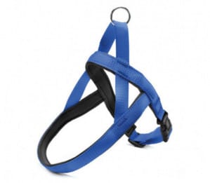 Medžiaginės mėlynos petnešos 2x43-50cm