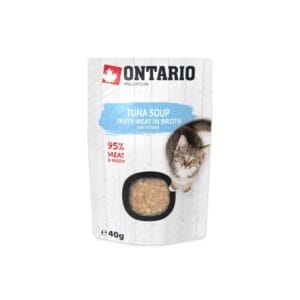 Ontario drėgnas maistas (sriuba) jauniems kačiukams su tunu