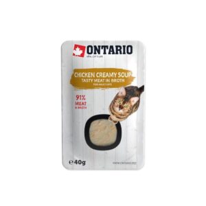 Ontario drėgnas maistas (sriuba) katėms su vištiena