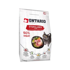 Ontario visavertis pašaras sterilizuotoms katėms Cat Sterilised Lamb
