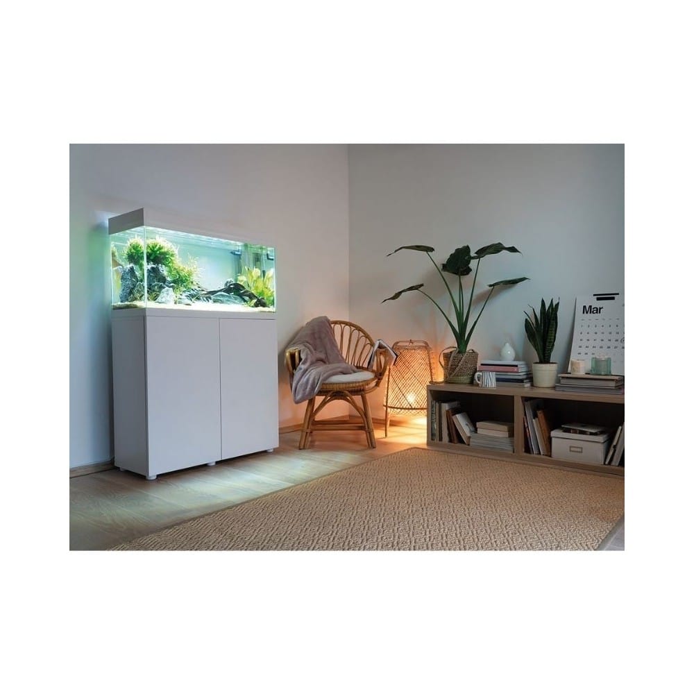 Opti Set 240 akvariumas stačiakampis, baltas, 121x41x56 cm, 240 l 3 121x41x56 cm
