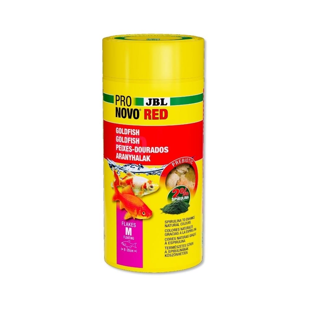 ProNovo Red Flakes M pašaras žuvims 1000 ml 1 ProNovo Red Flakes M pašaras žuvims 1000 ml