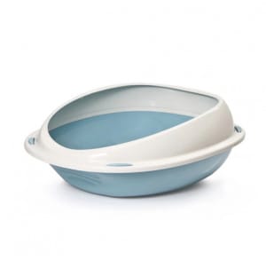 Tualetas katei su rėmu 57x40x19 cm mėlynas