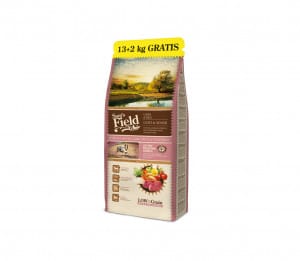 Sam's Field Light&Senior Lamb&Rice sausas pašaras vyresnio amžiaus šunims su ėriena 13+2 kg