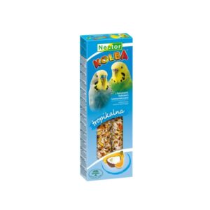 Skanėstai banguotosioms papūgoms su kokosais 2 vnt.