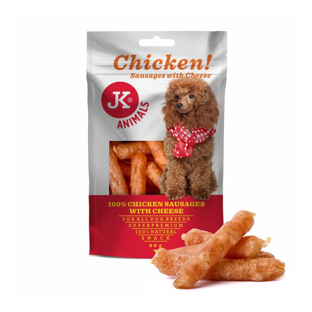 Skanėstas šunims vištienos ir sūrio dešrelės Meat Snack 80 g