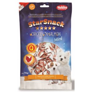 Starsnack Mini Chicken'n Salmon skanėstas šunims su vištiena ir lašiša